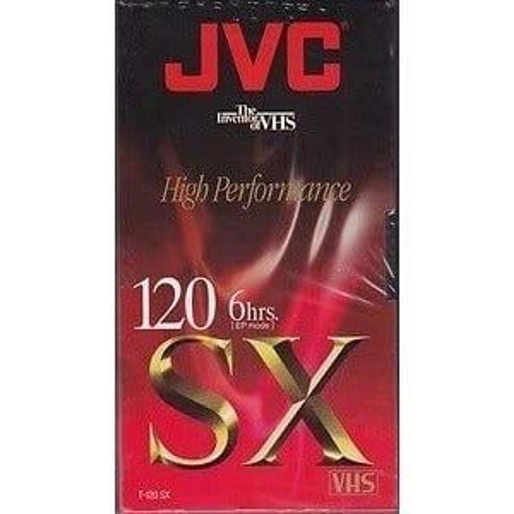 JVC High Performance SX 120 6hrs. VHS tape New Sealed‎